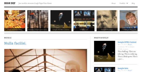 Graph Paper Press High-Def WordPress Theme 4.0.1