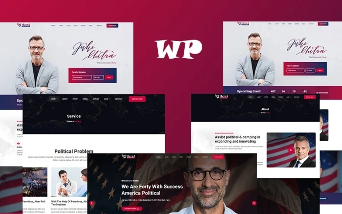Shrewd - Political Responsive WordPress Theme 2.0.0