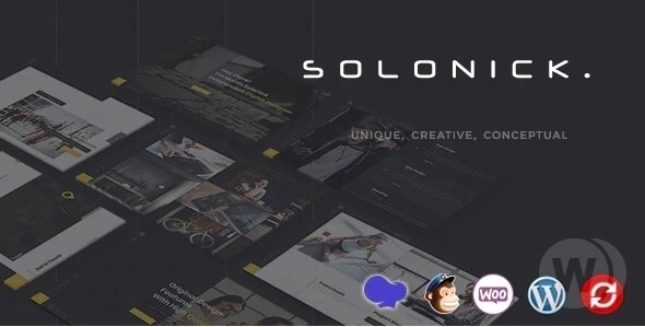 Solonick – Personal Portfolio WordPress Theme 5.9