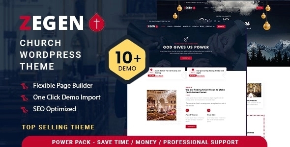 Zegen – Church WordPress Theme 1.1.6