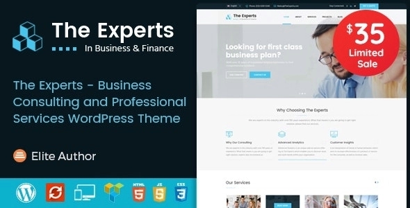 The Experts – Business Consulting and Professional Services WP Theme 3.2