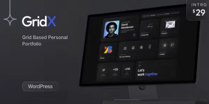 Gridx Personal Portfolio WordPress 1.0.0