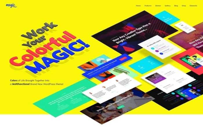 Magic – Multipurpose Creative WordPress Theme 1.0.2