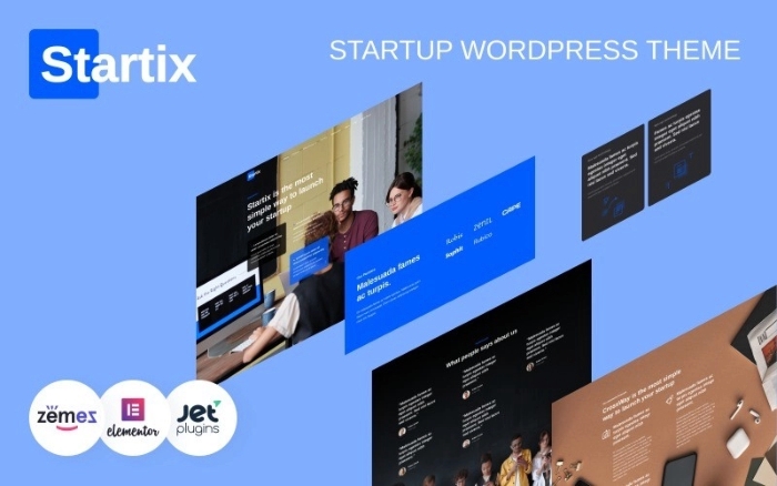 Startix – Modern One-page WordPress Theme For Startup 1.0.1