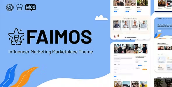 Faimos - Influencer Marketing Marketplace Theme 1.3