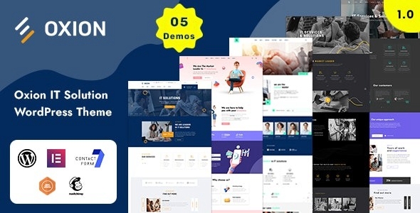Oxion – IT Solutions and Services WordPress Theme 1.3