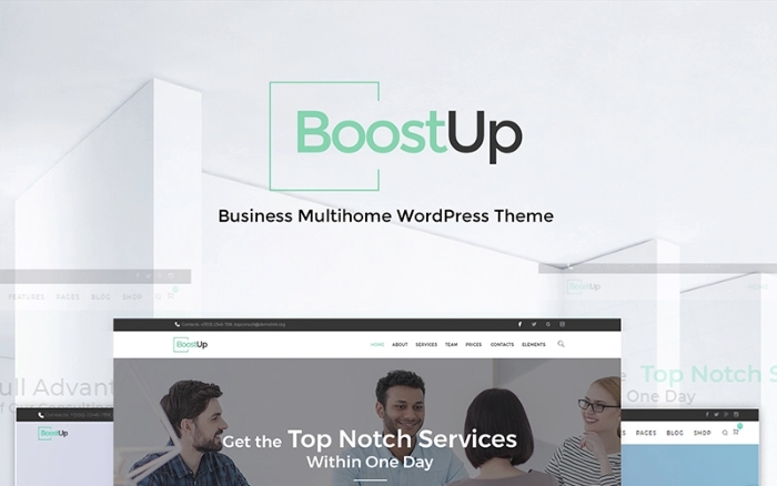 BoostUp Business Consulting WordPress Theme 1.0.0