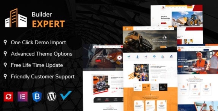 Builder Expert – Construction and Architecture WordPress Theme 1.5