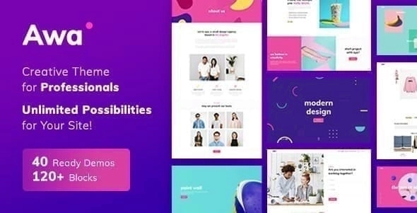Portfolio Awa WP Theme 1.4.2