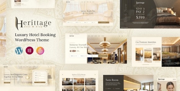 Herittage – Hotel Booking WordPress Theme 1.0.3