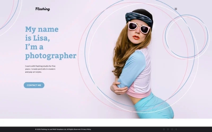Flashing – Photographer Portfolio WordPress Theme 1.0.0