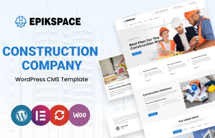 Epikspace – Industry and Construction WordPress Theme 1.0.0