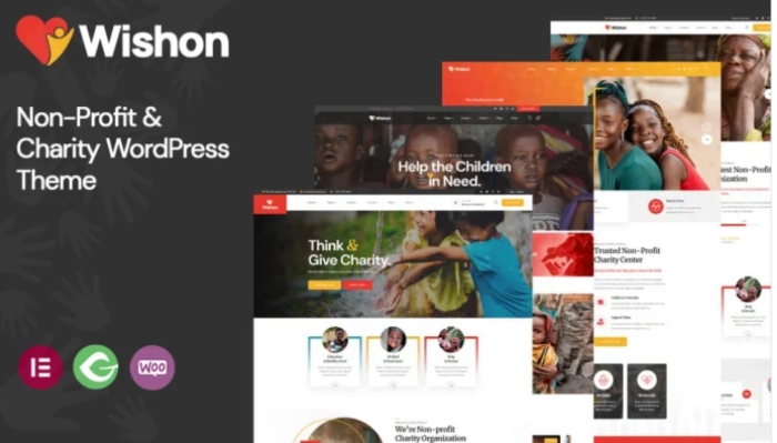 Wishon – Non-Profit & Charity WordPress theme 1.0