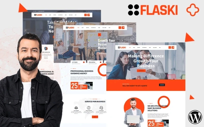 Flaksi Modern Easy Multipurpose Consulting WP Theme 1.0.0