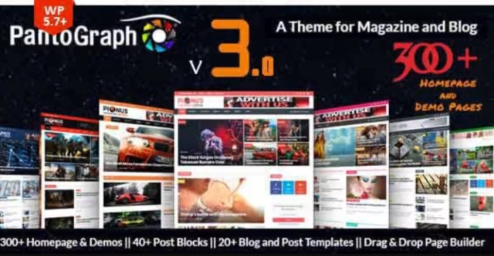 PantoGraph – Newspaper Magazine Theme 6.6.2