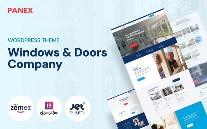 Panex – Windows and Doors WordPress Theme 1.0.1