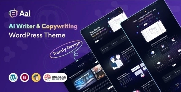Aai – AI Writer & AI Copywriting Landing Page Theme 1.0.0