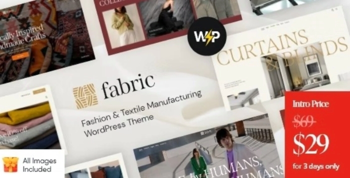 Fabric – Fashion & Textile Manufacturing WordPress Theme 1.11.0