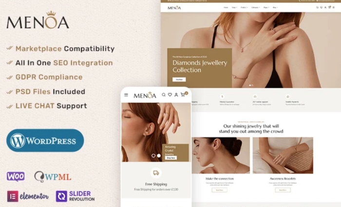 Menoa – Modern Jewelry & Imitation Store