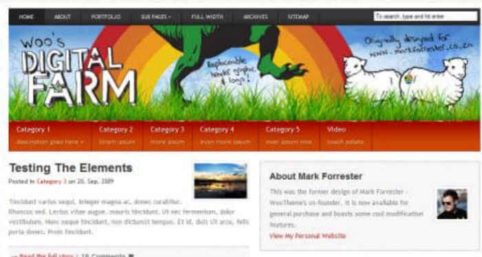 WooThemes Digitalfarm Premium Theme 1.4.3