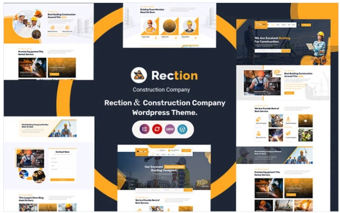 Rection – Construction Company WordPress Theme 1.3