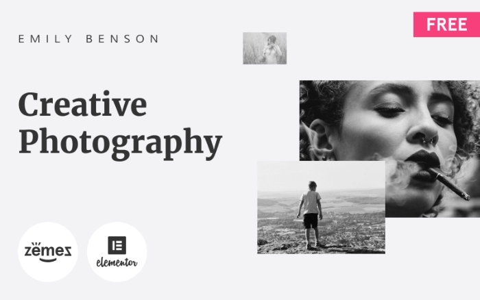 Emily Benson – Free Photography One Page WP Theme 1.0.1