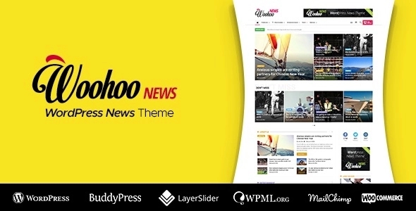 WooHoo – Newspaper Magazine News BuddyPress AMP 2.5.1
