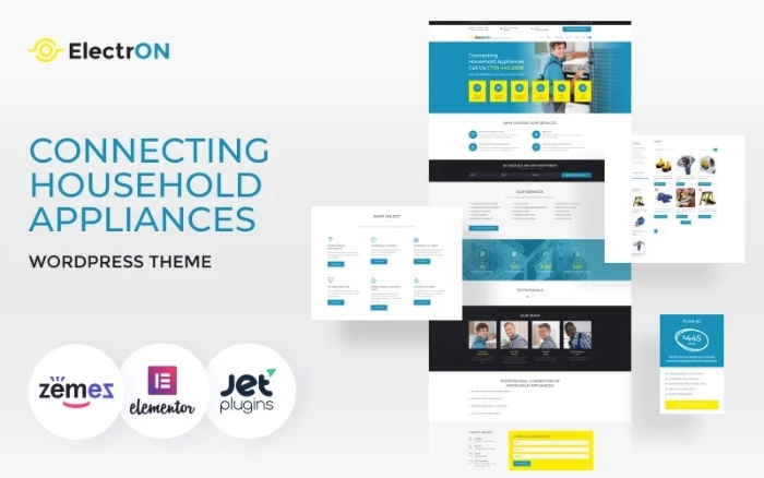 ElectrON – Connecting Household Appliances WP Theme 2.0.1