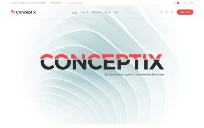 Conceptix – Art Studio WordPress Theme 1.0.0