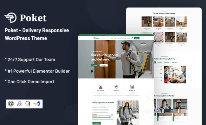 Poket – Delivery Responsive WordPress Theme 1.0.7