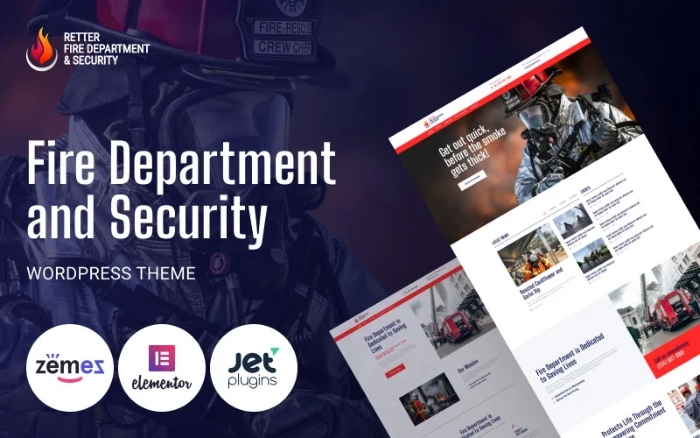 Retter – Fire Department and Security WP Theme 1.0.1