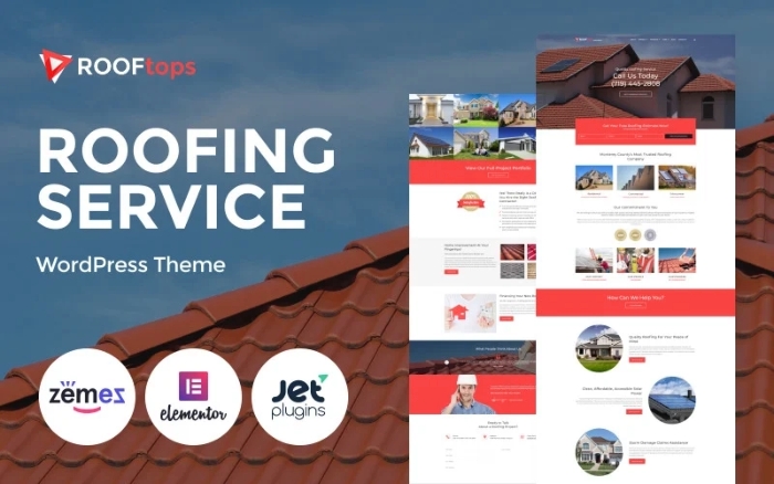 Rooftops – Roofing Services WordPress Theme 2.0.1