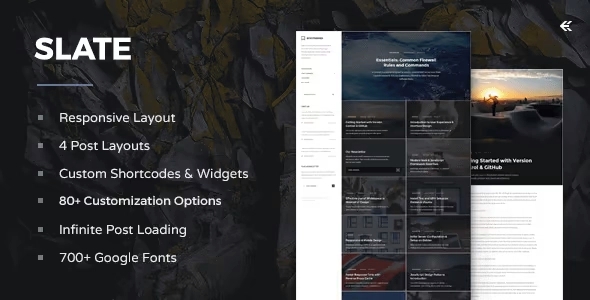 Slate – Responsive WordPress Blog Theme 2.2.2