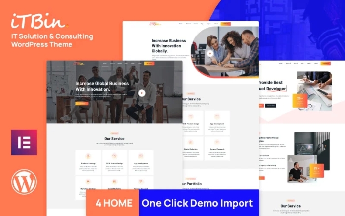 ITBIN – IT Solution and Business Service WP Theme 1.0.0