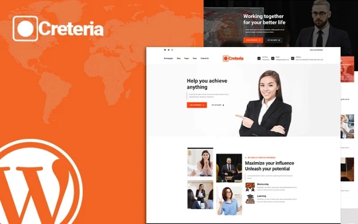 Creteria Modern Digital Agency WordPress Theme 1.0.0