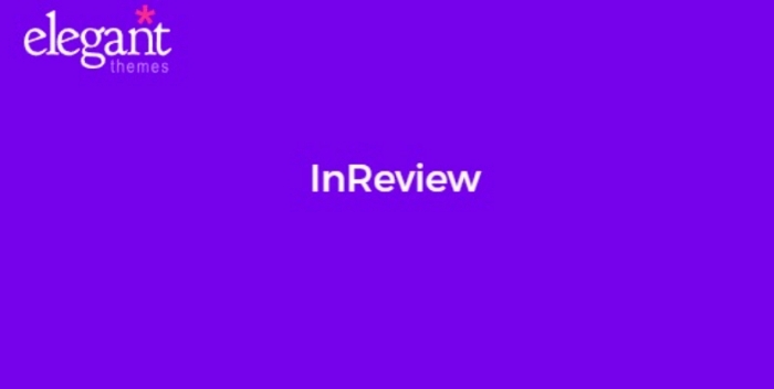 Elegant Themes InReview 3.4.13