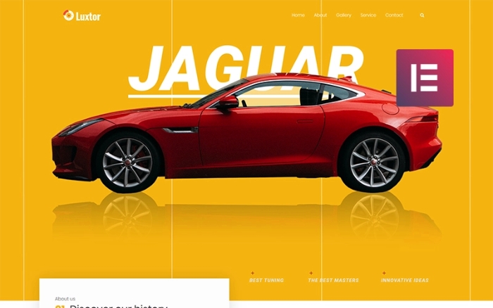 Luxor – Car Tuning WordPress Elementor Theme 1.0.0
