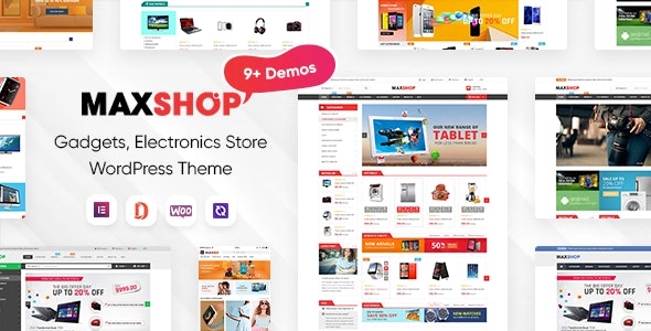 MaxShop - Electronics Store Elementor WooCommerce 3.6.17