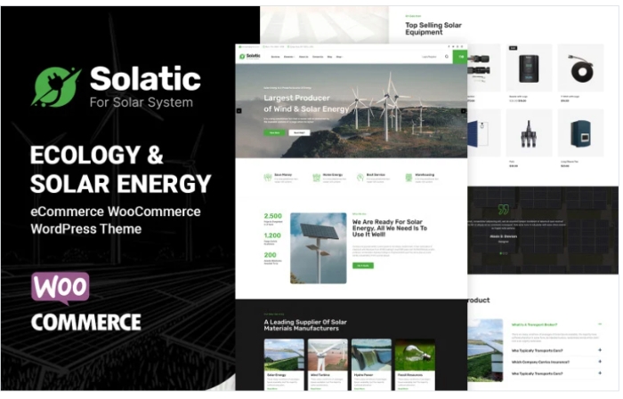 Solatic - Solar Energy Wind and Power WooCommerce Theme 1.0.0