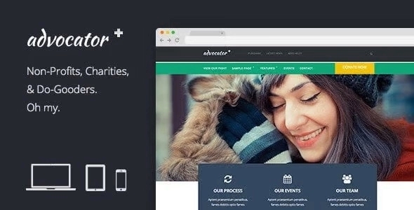 Advocator: Nonprofit & Charity Responsive WP Theme 2.5.1