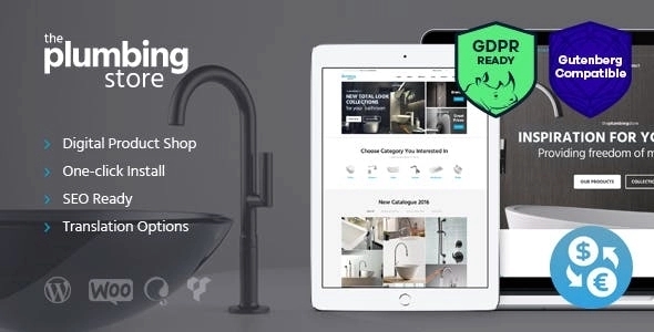 Plumbing and Building Parts Tools & Accessories Store WP Theme 1.6
