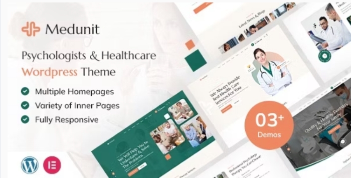 Medunit – Psychology & Health Care WordPress Theme 1.0