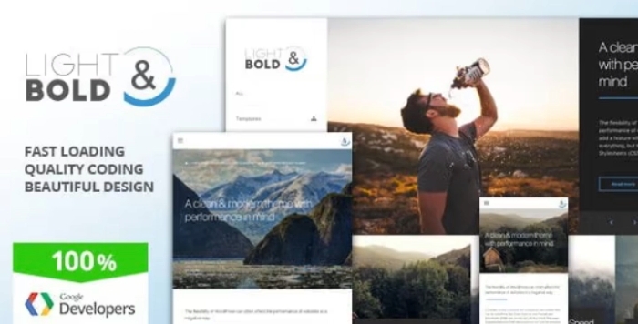 Light & Bold – Speed-Focused WordPress Theme – Corporate 1.2.4