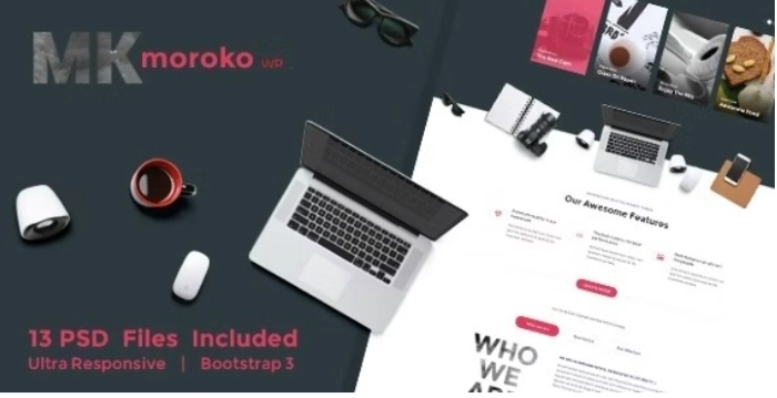 Moroko - Creative Bootstrap Responsive WordPress Theme 1.0