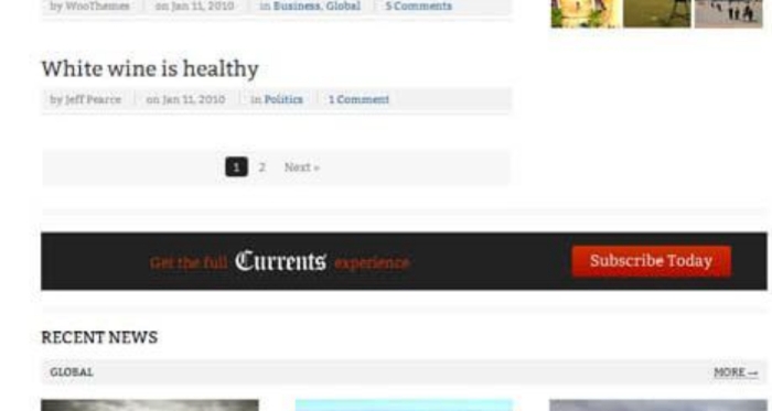 WooThemes Currents Premium Theme 1.1.15