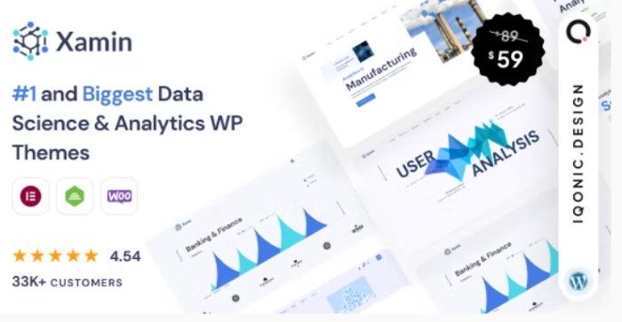 Xamin – Data Science & Analytics SaaS WP Theme 3.4.7