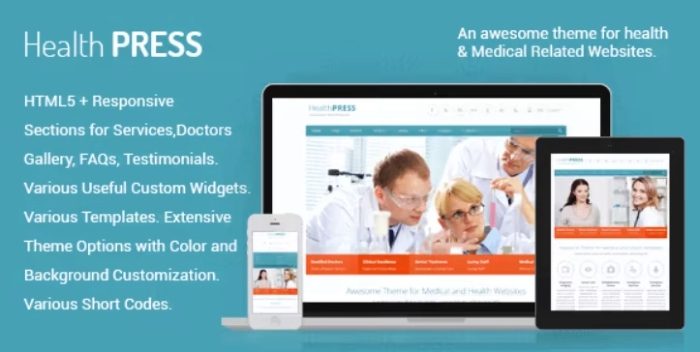 HealthPress - Medical WordPress Theme 1.9.3
