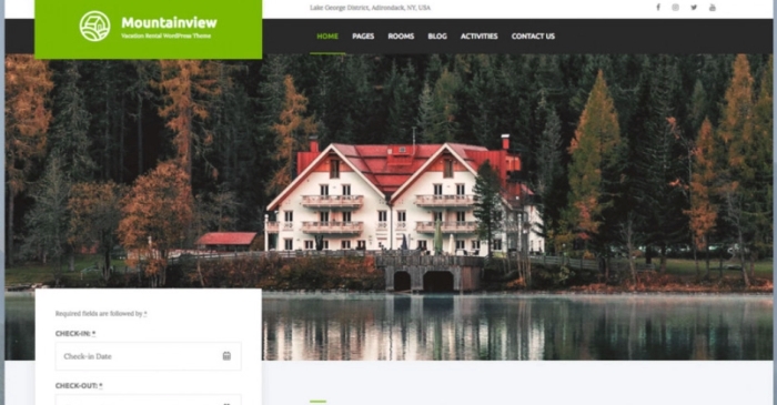 Mountainview – Best Vacation Rental WordPress Theme for your Property 1.6.2