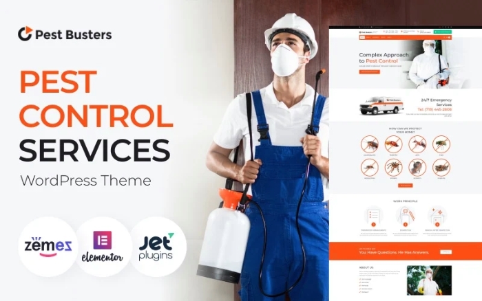 Pest Busters β Pest Control WordPress Theme 2.0.1