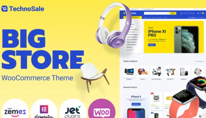 TechnoSale – Modern Online ECommerce Grocery Store 1.0.0